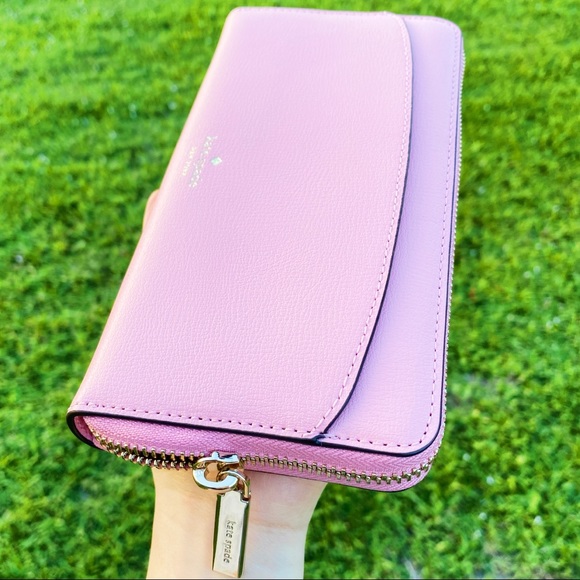 Kate spade Lacey zip around wallet pink - Picture 5 of 8